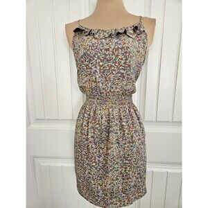 BCBGeneration Mini Sundress Multicolor Brush Strokes Size M